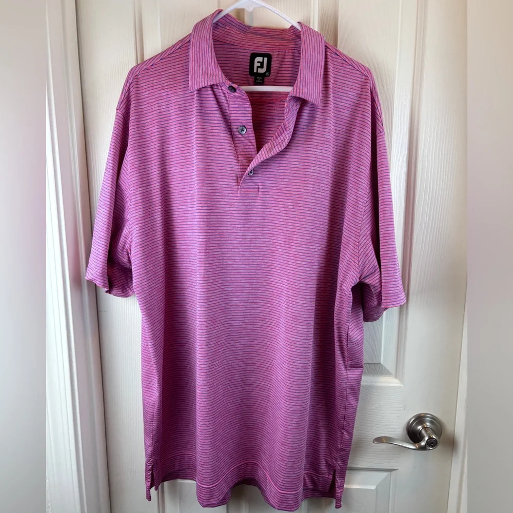 Footjoy Golf Polo Shirt Mens Size xl striped - Picture 5 of 7